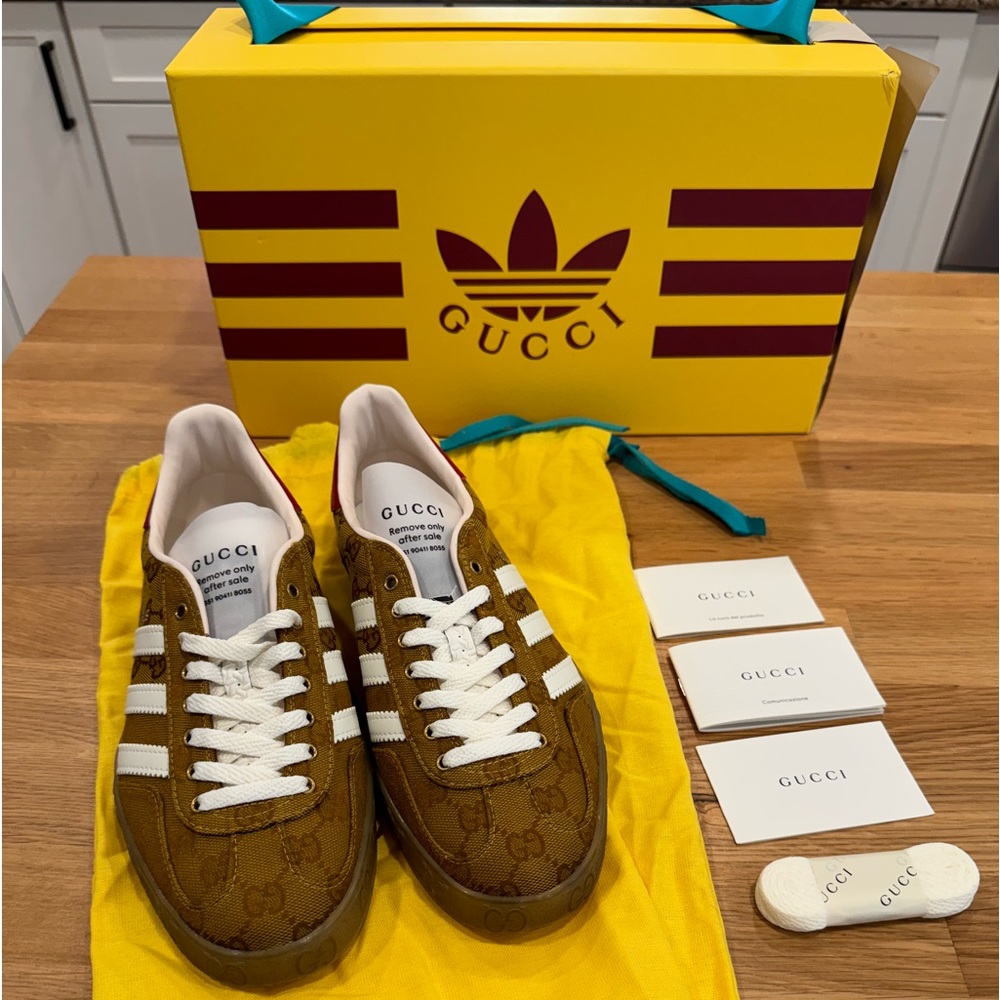 Gucci X Adidas Gazelle Sneaker NWB 2023